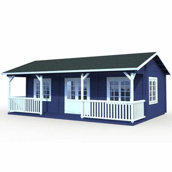 Palmako Sandra 7.5m X 4.8m Log Cabin Summer House (44mm) 8 Palmako Sandra 7.5m X 4.8m Log Cabin Summer House (44mm) - Image 6