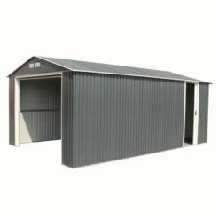 12' X 38' Sapphire Olympian Anthracite Metal Garage (3.62m X 11.35m) 22 12' X 38' Sapphire Olympian Anthracite Metal Garage (3.62m X 11.35m) -Garden Supplies Sales Shop sapphireolym1238 12x38 sapphire olympian anthracite metal garage cutout6