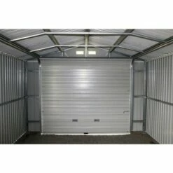 12' X 38' Sapphire Olympian Anthracite Metal Garage (3.62m X 11.35m) 25 12' X 38' Sapphire Olympian Anthracite Metal Garage (3.62m X 11.35m) -Garden Supplies Sales Shop sapphireolym1238 12x38 sapphire olympian anthracite metal garage interior3