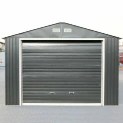 12' X 38' Sapphire Olympian Anthracite Metal Garage (3.62m X 11.35m) 29 12' X 38' Sapphire Olympian Anthracite Metal Garage (3.62m X 11.35m) -Garden Supplies Sales Shop sapphireolym1238 12x38 sapphire olympian anthracite metal garage main