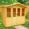 6'7x5'5 Shire Haddon Traditional Wooden Summer House 1 6'7x5'5 Shire Haddon Traditional Wooden Summer House -Garden Supplies Sales Shop shi75had 01