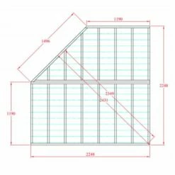 7'5x7'5 Shire Hampton Traditional Corner Wooden Summer House 21 7'5x7'5 Shire Hampton Traditional Corner Wooden Summer House -Garden Supplies Sales Shop shire 7.5x7.5 hampton garden summer house min