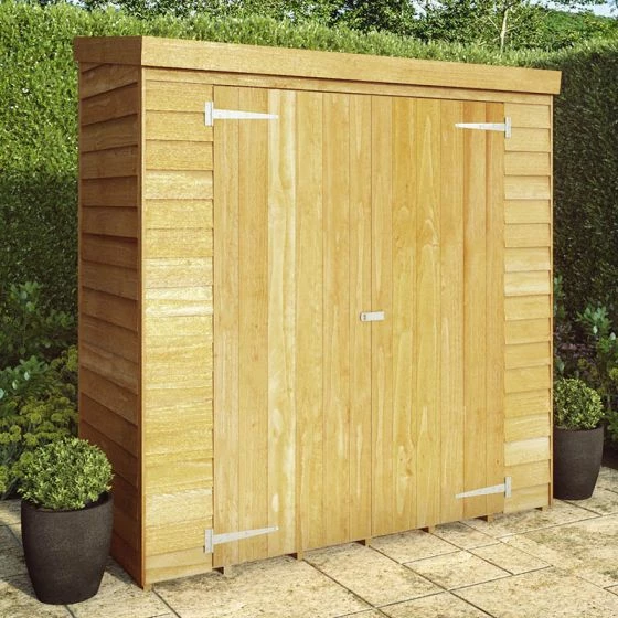 5'10 X 2'7 (1.78x0.78m) Mercia Overlap Premium Tall Wooden Garden Storage 3 5'10 X 2'7 (1.78x0.78m) Mercia Overlap Premium Tall Wooden Garden Storage