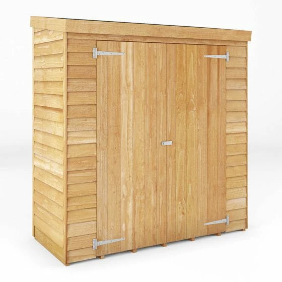5'10 X 2'7 (1.78x0.78m) Mercia Overlap Premium Tall Wooden Garden Storage 9 5'10 X 2'7 (1.78x0.78m) Mercia Overlap Premium Tall Wooden Garden Storage - Image 7