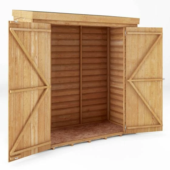 5'10 X 2'7 (1.78x0.78m) Mercia Overlap Premium Tall Wooden Garden Storage 10 5'10 X 2'7 (1.78x0.78m) Mercia Overlap Premium Tall Wooden Garden Storage - Image 8