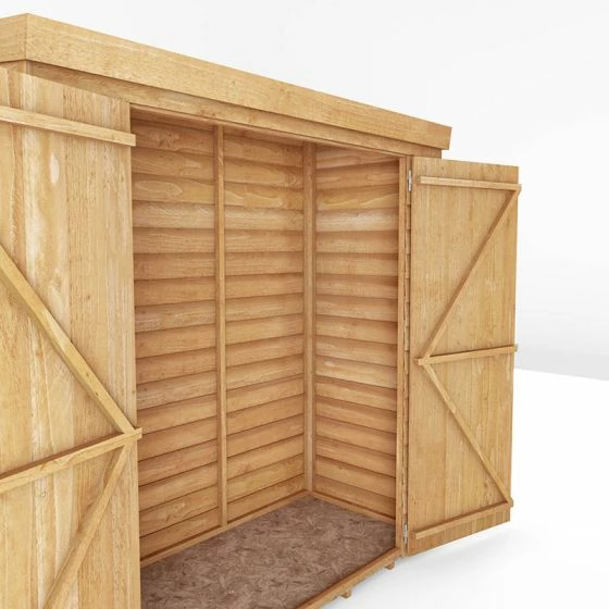 5'10 X 2'7 (1.78x0.78m) Mercia Overlap Premium Tall Wooden Garden Storage 13 5'10 X 2'7 (1.78x0.78m) Mercia Overlap Premium Tall Wooden Garden Storage - Image 11
