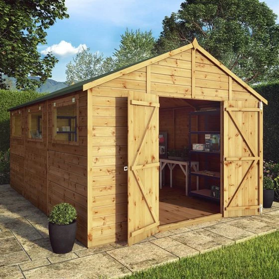 15' X 10' Mercia Shiplap Apex Workshop (4.5m X 3.2m) 4 15' X 10' Mercia Shiplap Apex Workshop (4.5m X 3.2m) - Image 2