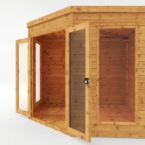 8' X 8' (3.6x2.8m) Mercia Premier Corner Wooden Summer House 11 8' X 8' (3.6x2.8m) Mercia Premier Corner Wooden Summer House - Image 9