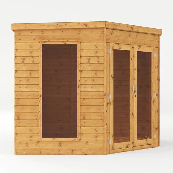 8' X 8' (3.6x2.8m) Mercia Premier Corner Wooden Summer House 9 8' X 8' (3.6x2.8m) Mercia Premier Corner Wooden Summer House - Image 7