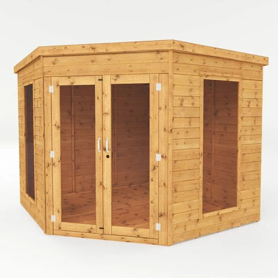 8' X 8' (3.6x2.8m) Mercia Premier Corner Wooden Summer House 10 8' X 8' (3.6x2.8m) Mercia Premier Corner Wooden Summer House - Image 8