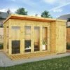 12' X 8' Mercia Premium Summer House With Side Shed (3.69m X 2.41m)