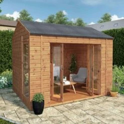10x8 Mercia Vermont Summer House With Bi-Fold Doors 16 10x8 Mercia Vermont Summer House With Bi-Fold Doors -Garden Supplies Sales Shop si 003 001 0061 10x8 vermont summerhouse insitu2 min