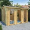 Mercia 3.5m X 3m Log Cabin Summer House (19mm) 1 Mercia 3.5m X 3m Log Cabin Summer House (19mm) -Garden Supplies Sales Shop si 006 001 0028 3 5m x 3m log cabin 19mm insitu1 min 1