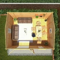 Mercia Elite 5m X 4m Garden Office Log Cabin (34mm) - Double Glazed 24 Mercia Elite 5m X 4m Garden Office Log Cabin (34mm) - Double Glazed -Garden Supplies Sales Shop si 006 003 0077 5m x 4m home office elite 34mm dg feature1 min