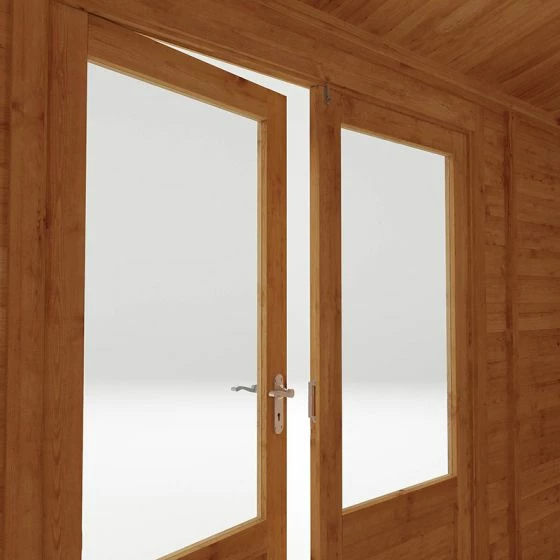 Mercia Elite 5m X 4m Garden Office Log Cabin (34mm) - Double Glazed 13 Mercia Elite 5m X 4m Garden Office Log Cabin (34mm) - Double Glazed - Image 11