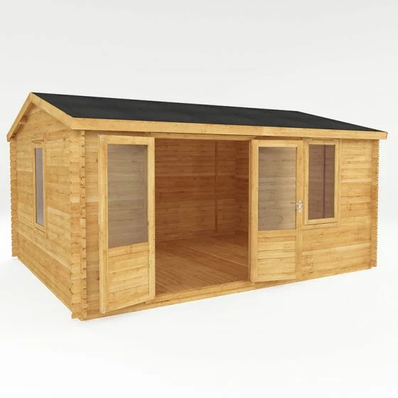 Mercia Elite 5m X 4m Garden Office Log Cabin (34mm) - Double Glazed 17 Mercia Elite 5m X 4m Garden Office Log Cabin (34mm) - Double Glazed - Image 15