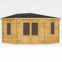 Mercia 4m X 4m Corner Log Cabin (44mm) - Double Glazed 19 Mercia 4m X 4m Corner Log Cabin (44mm) - Double Glazed -Garden Supplies Sales Shop si 006 004 0084 4x4m corner cabin 44mm dg render2 min