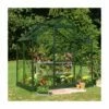 6'x4' Halls Green Frame Large Paned Toughened Glass Greenhouse (1.92x1.32m) 1 6'x4' Halls Green Frame Large Paned Toughened Glass Greenhouse (1.92x1.32m) -Garden Supplies Sales Shop so8122 01 1