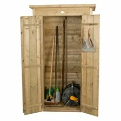 3'6 X 1'10 Forest Shiplap Tall Pent Wooden Garden Storage Tool Store - Outdoor Patio Storage (1m X 0.56m) 29 3'6 X 1'10 Forest Shiplap Tall Pent Wooden Garden Storage Tool Store - Outdoor Patio Storage (1m X 0.56m) -Garden Supplies Sales Shop spptgshd 4