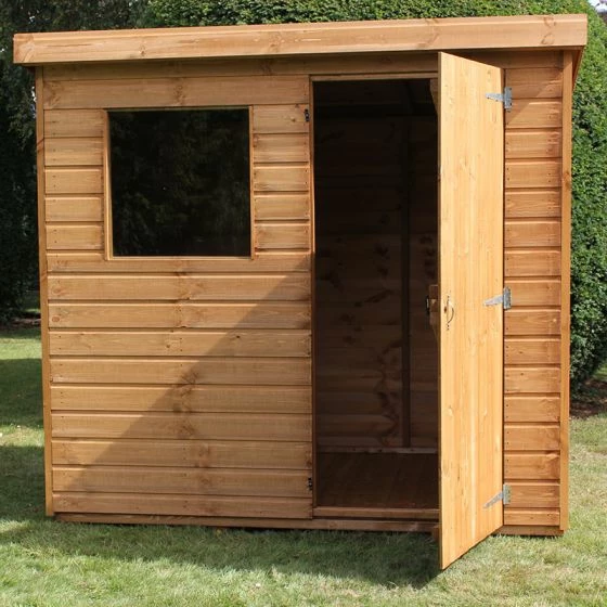 6' X 4' Traditional Standard Shiplap Pent Wooden Shed (1.83m X 1.22m) 14 6' X 4' Traditional Standard Shiplap Pent Wooden Shed (1.83m X 1.22m) - Image 12