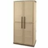 2'4 X 1'3 Shire Large Plastic Garden Storage Cupboard (0.73m X 0.39m) 1 2'4 X 1'3 Shire Large Plastic Garden Storage Cupboard (0.73m X 0.39m) -Garden Supplies Sales Shop stee71pst 1aa shire large plastic cupboard and broom storage cutout1 min