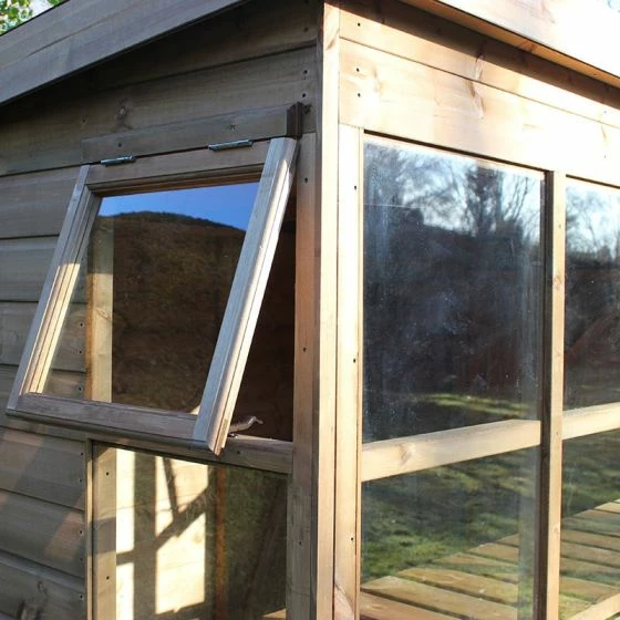 8' X 8' Traditional Shiplap Sun Pent 8' Gable Wooden Garden Shed (2.43m X 2.43m) 12 8' X 8' Traditional Shiplap Sun Pent 8' Gable Wooden Garden Shed (2.43m X 2.43m) - Image 10