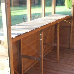 8' X 8' Traditional Shiplap Sun Pent 8' Gable Wooden Garden Shed (2.43m X 2.43m) 25 8' X 8' Traditional Shiplap Sun Pent 8' Gable Wooden Garden Shed (2.43m X 2.43m) -Garden Supplies Sales Shop sun pent sheds feature3 min 1