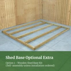 8' X 6' Forest Timberdale 25yr Guarantee Tongue & Groove Pressure Treated Reverse Apex Shed (2.47m X 1.98m) 36 8' X 6' Forest Timberdale 25yr Guarantee Tongue & Groove Pressure Treated Reverse Apex Shed (2.47m X 1.98m) -Garden Supplies Sales Shop timberdale wooden shed base 8x6 image 1 1