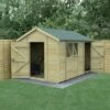 12' X 8' Forest Timberdale 25yr Guarantee Tongue & Groove Pressure Treated Combination Apex Shed (3.65m X 2.52m) 2 12' X 8' Forest Timberdale 25yr Guarantee Tongue & Groove Pressure Treated Combination Apex Shed (3.65m X 2.52m) -Garden Supplies Sales Shop tpac812m