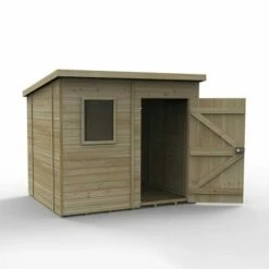 8' X 6' Forest Timberdale 25yr Guarantee Tongue & Groove Pressure Treated Pent Shed (2.5m X 2.02m) 23 8' X 6' Forest Timberdale 25yr Guarantee Tongue & Groove Pressure Treated Pent Shed (2.5m X 2.02m) -Garden Supplies Sales Shop tpp86m 1