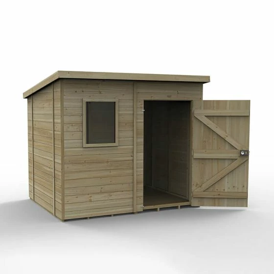 8' X 6' Forest Timberdale 25yr Guarantee Tongue & Groove Pressure Treated Pent Shed (2.5m X 2.02m) 4 8' X 6' Forest Timberdale 25yr Guarantee Tongue & Groove Pressure Treated Pent Shed (2.5m X 2.02m) - Image 2