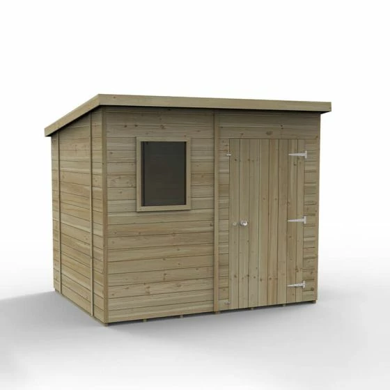 8' X 6' Forest Timberdale 25yr Guarantee Tongue & Groove Pressure Treated Pent Shed (2.5m X 2.02m) 5 8' X 6' Forest Timberdale 25yr Guarantee Tongue & Groove Pressure Treated Pent Shed (2.5m X 2.02m) - Image 3