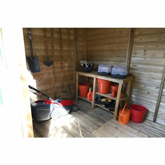 8' X 6' Forest Timberdale 25yr Guarantee Tongue & Groove Pressure Treated Reverse Apex Shed (2.47m X 1.98m) 21 8' X 6' Forest Timberdale 25yr Guarantee Tongue & Groove Pressure Treated Reverse Apex Shed (2.47m X 1.98m) - Image 19