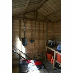 8' X 6' Forest Timberdale 25yr Guarantee Tongue & Groove Pressure Treated Reverse Apex Shed (2.47m X 1.98m) 41 8' X 6' Forest Timberdale 25yr Guarantee Tongue & Groove Pressure Treated Reverse Apex Shed (2.47m X 1.98m) -Garden Supplies Sales Shop tpra86m 4
