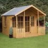 10' X 10' Traditional Woodstock Wooden Summer House With Veranda 2 10' X 10' Traditional Woodstock Wooden Summer House With Veranda -Garden Supplies Sales Shop tra1010woo 01 1 min
