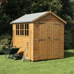 10' X 6' Traditional Heavy Duty Shiplap Apex Wooden Garden Shed (3.05m X 1.83m)