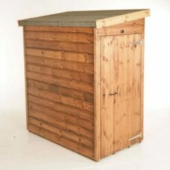 8' X 4' Traditional Shiplap Wooden Pent Tool Store Shed (2.44m X 1.22m) -Garden Supplies Sales Shop tra84too 02 min
