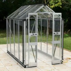 4' X 8' Halls Cotswold Birdlip Small Greenhouse With Toughened Glass (1.47m X 2.56m)