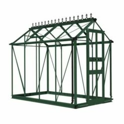 4' X 8' Halls Cotswold Birdlip Small Greenhouse In Green With Toughened Glass (1.47m X 2.56m) 16 4' X 8' Halls Cotswold Birdlip Small Greenhouse In Green With Toughened Glass (1.47m X 2.56m) -Garden Supplies Sales Shop v01587 eden birdlip 4x8 small greenhouse green cutout min