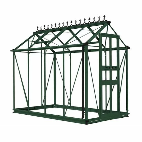 4' X 8' Halls Cotswold Birdlip Small Greenhouse In Green With Toughened Glass (1.47m X 2.56m) 7 4' X 8' Halls Cotswold Birdlip Small Greenhouse In Green With Toughened Glass (1.47m X 2.56m) - Image 5