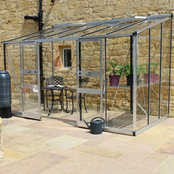12' X 6' Halls Cotswold Broadway 126 Silver Lean-To Greenhouse (3.76m X 1.93m) 3 12' X 6' Halls Cotswold Broadway 126 Silver Lean-To Greenhouse (3.76m X 1.93m)