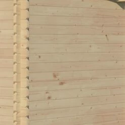 Forest Elmley 5m X 3m Log Cabin Garden Office (45mm) 27 Forest Elmley 5m X 3m Log Cabin Garden Office (45mm) -Garden Supplies Sales Shop velm45d53p2 elmley 5x3m log cabin close up2 min