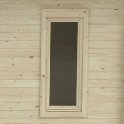 Forest Elmley 5m X 3m Log Cabin Garden Office (45mm) 25 Forest Elmley 5m X 3m Log Cabin Garden Office (45mm) -Garden Supplies Sales Shop velm45d53p2 elmley 5x3m log cabin close up4 min