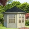 Palmako Veronica 3.4m X 3.4m Octagonal Summer House Log Cabin (34mm) - 4 Windows 1 Palmako Veronica 3.4m X 3.4m Octagonal Summer House Log Cabin (34mm) - 4 Windows -Garden Supplies Sales Shop veronica4 9.2 m2 visual