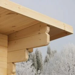 Forest Mendip 5m X 4m Log Cabin Garden Office (45mm) 30 Forest Mendip 5m X 4m Log Cabin Garden Office (45mm) -Garden Supplies Sales Shop vmen45d54p2 mendip 5x4m log cabin close up3 min