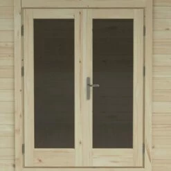 Forest Mendip 5m X 4m Log Cabin Garden Office (45mm) 26 Forest Mendip 5m X 4m Log Cabin Garden Office (45mm) -Garden Supplies Sales Shop vmen45d54p2 mendip 5x4m log cabin close up7 min